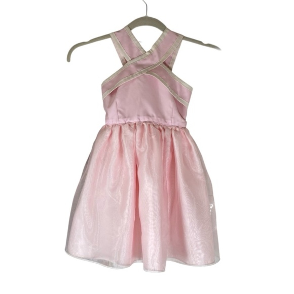 BEANE & CO Little Girl Pink Tulle Dress 5